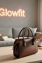 Patent Leather Brown Leather Mini Women's Bag Gold Detailed Zippered Short Handle Shoulder Bag - 6