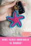 Sea Star Luck Manifest Keychain |   Bag Ornament |   Home Car Keychain - 7