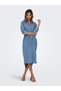 Rochie din denim ONLPEMA, model midi - 5