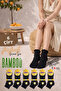 6 Pairs of Women's Bamboo Booties Ruffled Seamless Socks