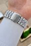 Silver Black Color Automatic 42mm Inner Gauges Active Men's Wristwatch - 5
