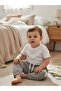 Baby Teddy Bear Patterned Tracksuit Bottom - 7