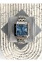 Kallen Square Silver Blue Dial Men's Wristwatch - 3