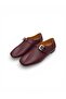 Women's Leather Buckle Comfortable Flats - 5