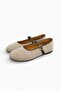 Women's Stylish Leather Ballet Flats - 5