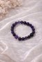 Women's Amethyst Stone Handmade Natural Stone Bracelet Inner Peace Cleansing Wisdom Stone