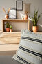 Special Design Black Tasseled Linen Cream Throw Pillow 2 Pieces Throw Pillow Covers (43 X 43) - 5