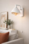 Concrete Look Wall Sconce | Pull Chain Switch | Bedroom & Living Room | Bulb Included - Electric - 3