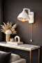Concrete Look Wall Sconce | Pull Chain Switch | Bedroom & Living Room | Bulb Included - Electric