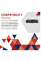 207A W2210A Compatible 2 Pieces Black Toner Cartridge for HP Color LaserJet Pro M255, MFP M282 - 3