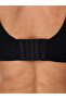 Woman # Izbırakmaz Seamless Invisible Bra with Removable Pads Laser Cut Ghost Bra Black - 2278 - 4