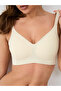Woman # Izbırakmaz Seamless Bra Without Underwire Cutout Seamless Ghost Bra Stone Color - 2278 - 7
