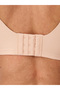 Women's Ghost Bra with Removable Cups, Laser Cut, Ribbed, Comfortable Molded, Skin Color - 9688 - 5