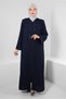 Hooded Rhinestone Zippered FERACE 80062 - 2