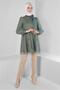 Tunic with Tie-Up Necklace and Accessory Detail 43577 - 2