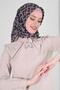 ALVINA وشاح بنمط مربع 8232