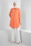 Stone-Detail Shirt Collar Tunic 43816