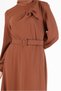 Ribbon Detailed Belted Dress 42408 - 4