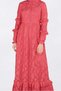 Skirt Fluffy Ruched Dress 4356 - 4