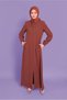 Ribbed Detail Zippered Coat 10356