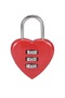 Love Heart Combination Mini Padlock Safety Lock Children Girls Gift Red