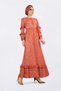 Skirt Fluffy Ruched Dress 4356 - 2