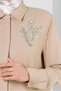 SHIRT COLLAR STONE DETAIL TUNIC 20233 - 4