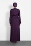 Embroidered Collar Tie Dress 40330 - 3