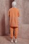 Printed Text Trousers Track Suit Set 44405 - 3