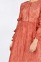 Skirt Fluffy Ruched Dress 4356 - 4