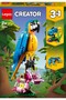 Creator 3 in 1 Exoticparrot 31136 - Creative Toy Construction Set for Children 7+ (253P) - 3