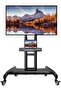 Rolling TV Stand for 32-75 Inch Flat/Curved LED/LCD/OLED TVs,