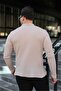 Men's Corded Fabric Fabric Judge Collar Buttoned Sweater - 4