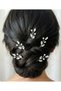 All Handmade Stylish and Elegant Wedding and Engagement Bridal Crown and Hair Accessory Set of 5 - 2