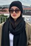 Women's Winter Black Scarf Beanie Set |   Stylish Knitting Set - 5
