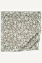 Brown Lily Pattern Natural Scarf - 2