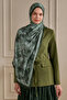 Emerald Cloud Patterned Shawl