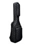 Black Professional Gigbag Classic Guitar Case-Bag-Quilted Faux Leather - 4