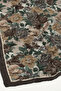 Toprak Night Flower Patterned Muslin Scarf - 3