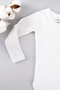 3-Piece 100% Cotton Long Sleeve Baby Snap-On Bodysuit - 7