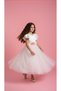 FLOWER BELTED TOWEL SKIRT GIRL'S DRESS - 5