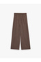 Bürümcük Fabric Wide-Legged Pants with Tie-Waist - 4