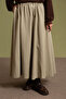 Linen Skirt - Khaki - 2