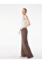 Bürümcük Fabric Wide-Legged Pants with Tie-Waist - 2