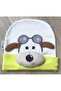 Baby Combed Cotton Pilot Hat Unisex 3-6-9-12 Months Transitional Soft Hat - 2