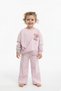 Girl's Knot Detailed Sweatshirt and Wide Leg Bottom Set (3-5 Years)