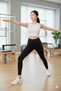 Women's Leggings Black High Waist Women's Casual and Sports Leggings - 2