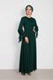 Kolari Chiffon Detail Silvery Lace Dress 4224 - 2
