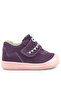 Dino Genuine Leather Purple High Top Baby Shoes - 3