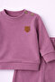 Unisex Boys Girls Kids/Babies Solid Color Ribbed Top and Bottom 2-Piece Set |   Shoulder Buttoned |   Seasonal 2 Yarns - 5